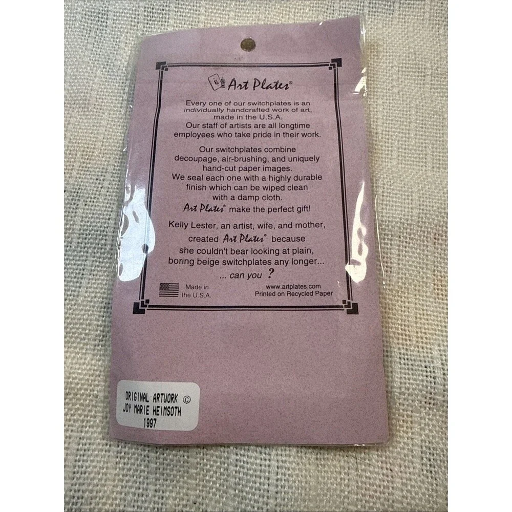 Light Switch Plate Art Plates Red School House Old Style Bell Single New